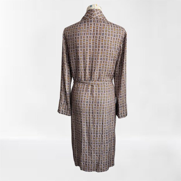 Raquel Allegra Tamara Robe in Gold Finch Size 2 - Picture 3 of 13